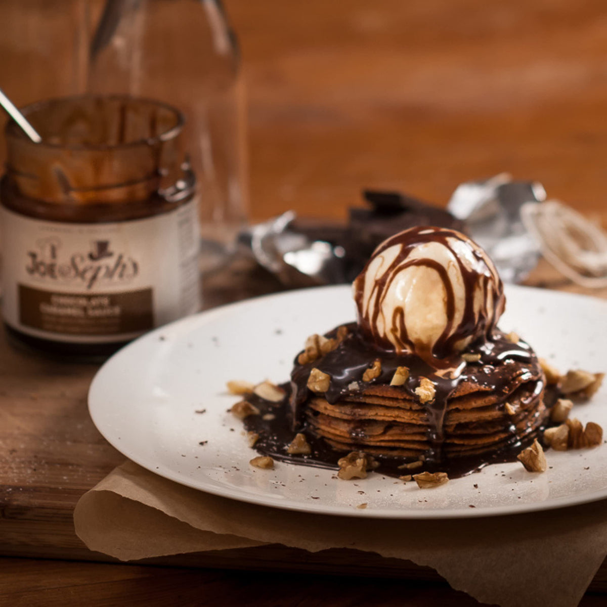 Joe & Seph's Chocolate Caramel Dessert Sauce - Gluten-Free | Vegetarian | 230g 5