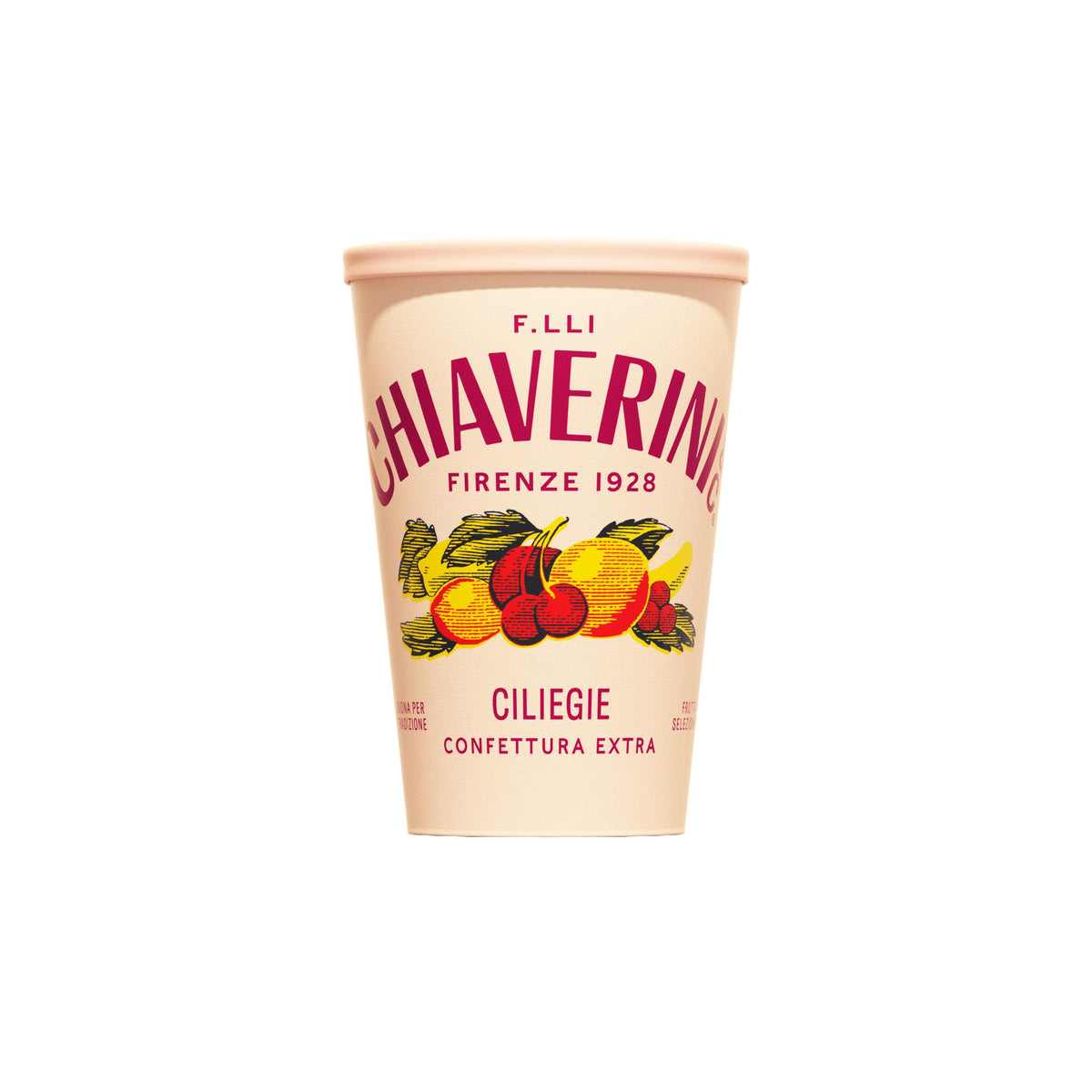 Chiaverini Cherry Extra Jam - 400g Jar | Made in Italy 1