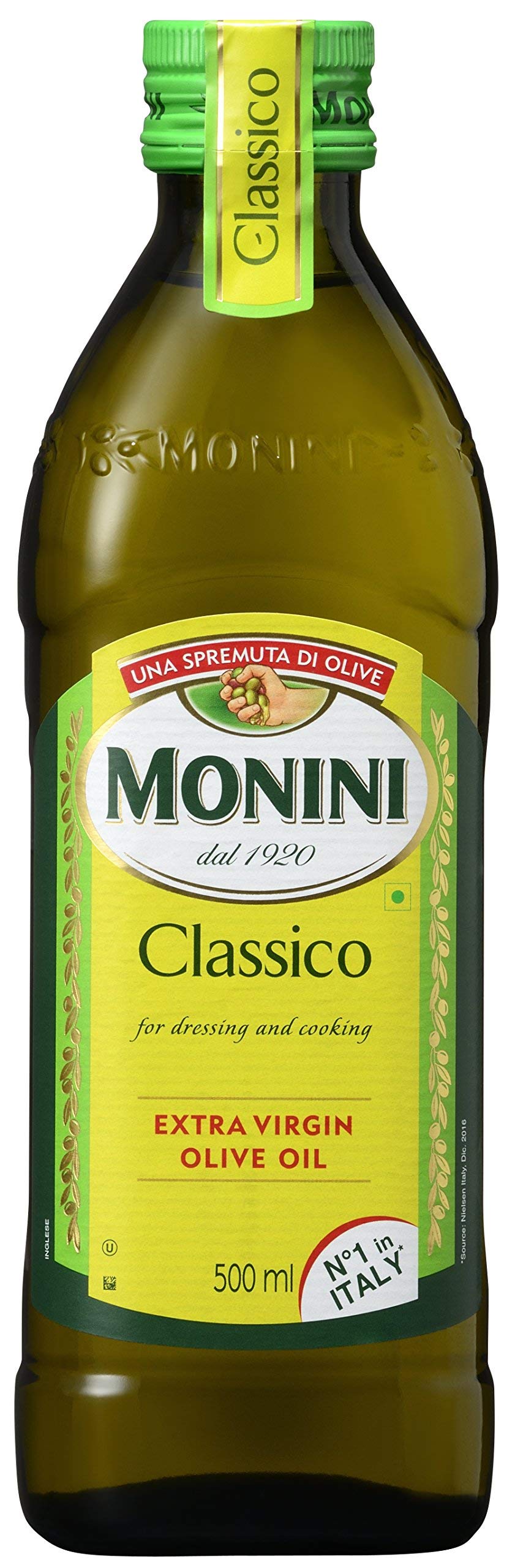 Monini Classico Extra Virgin Olive Oil - Cold Pressed, Rich Aroma | 458g 1