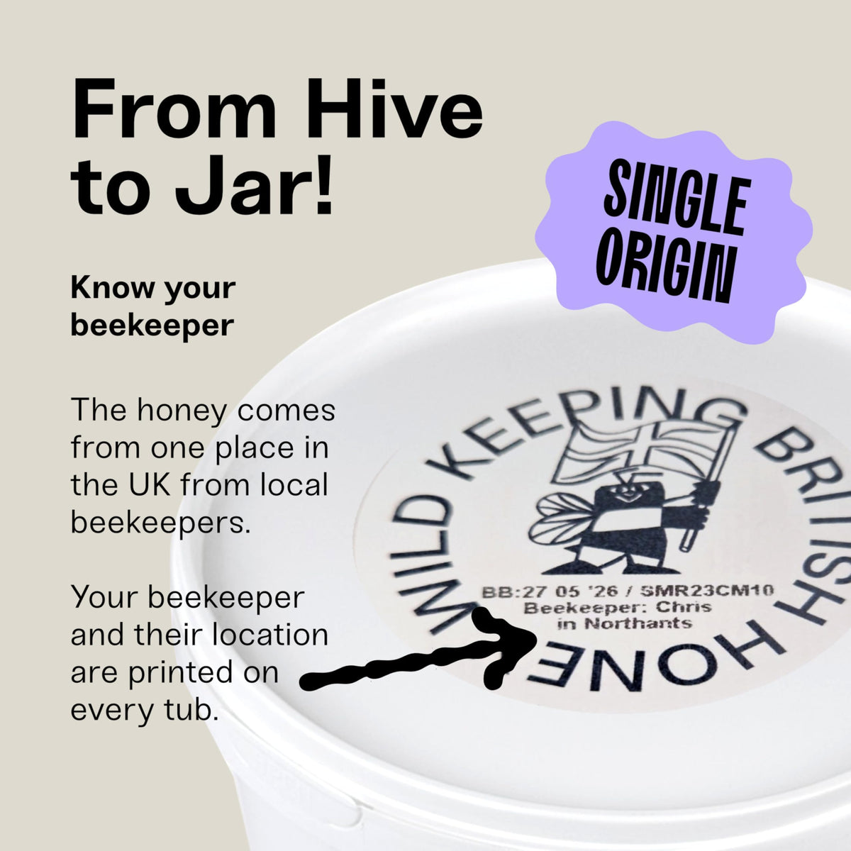 Black Bee Honey Pure British Autumn Honey - 1 Kg | Unpasteurised | Single Origin 5