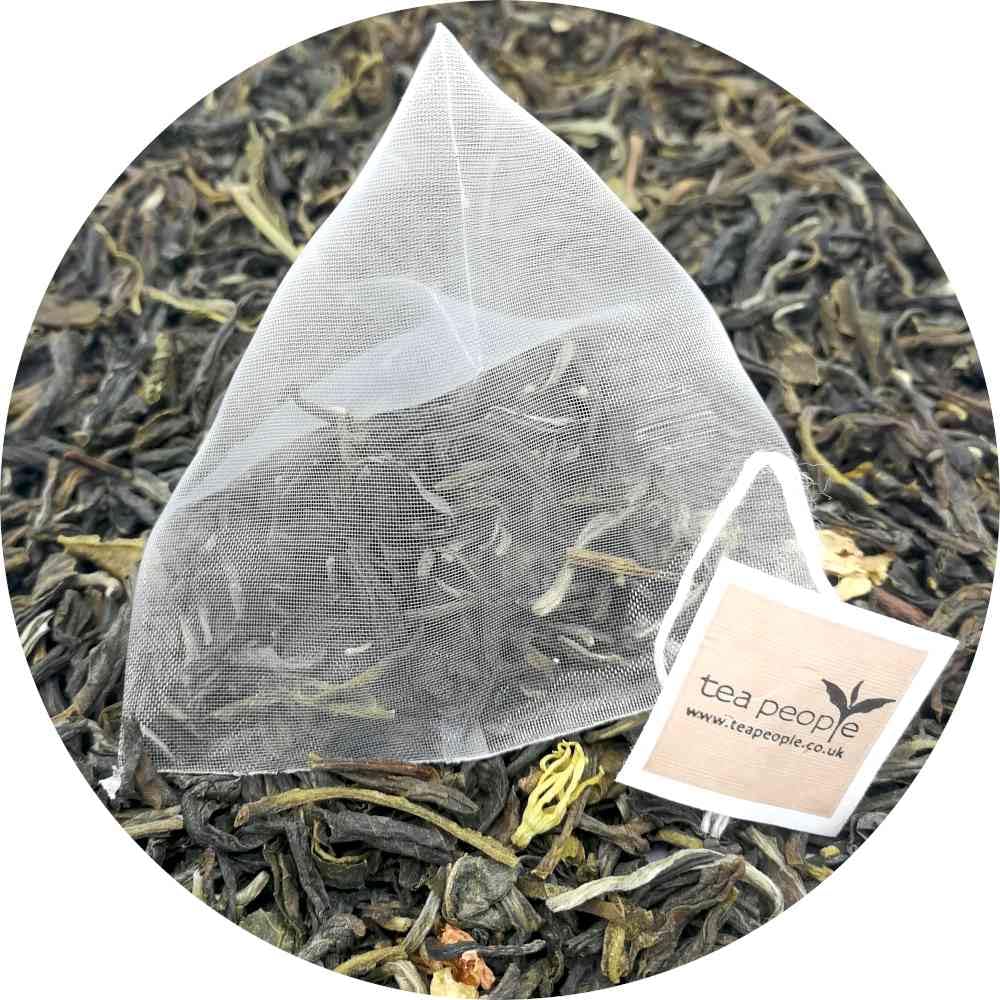 Tea People Jasmine Green Herbal Tea - 50 Pyramid Teabags, Promotes Relaxation 2