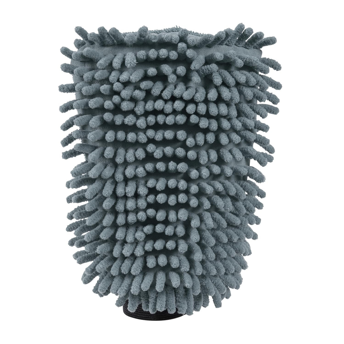 JVL Microfibre Cleaning Hand Mitt - Reusable Dusting & Polishing Glove | Machine Washable | Grey
