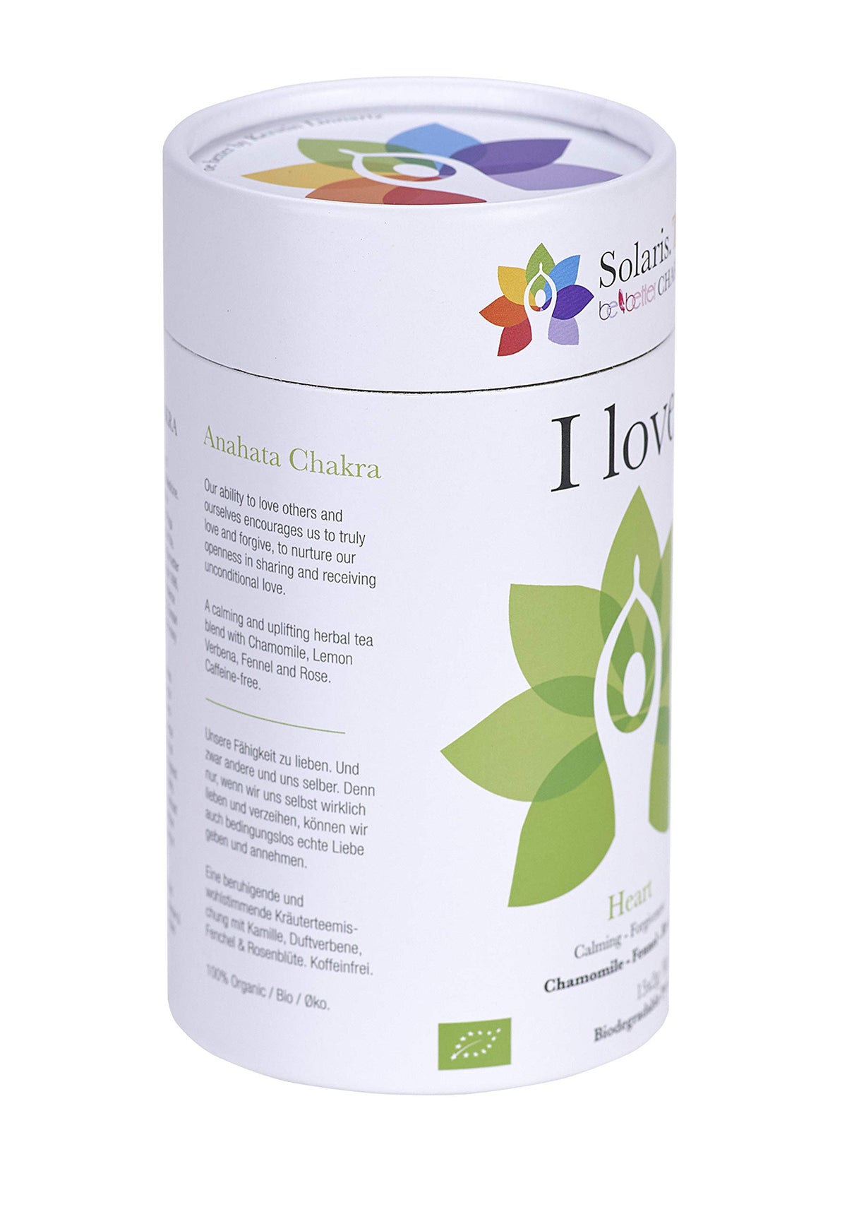 Solaris Tea 'I Love' Heart Anahata - Organic Herbal Tea | Caffeine-Free | 30 Cups 4