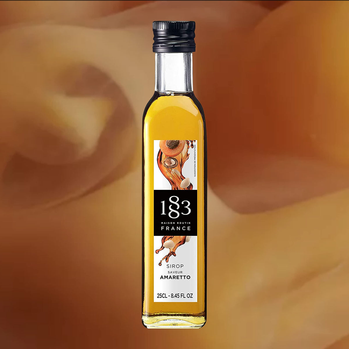 1883 Maison Routin Amaretto Syrup - 250ml Glass Bottle