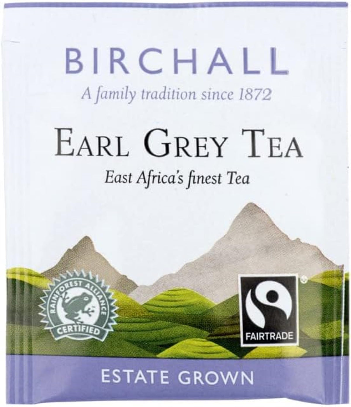 Birchall Earl Grey Tea - 250 Enveloped Tea Bags | Black Tea & Bergamot Flavour | Plant-Based Bags