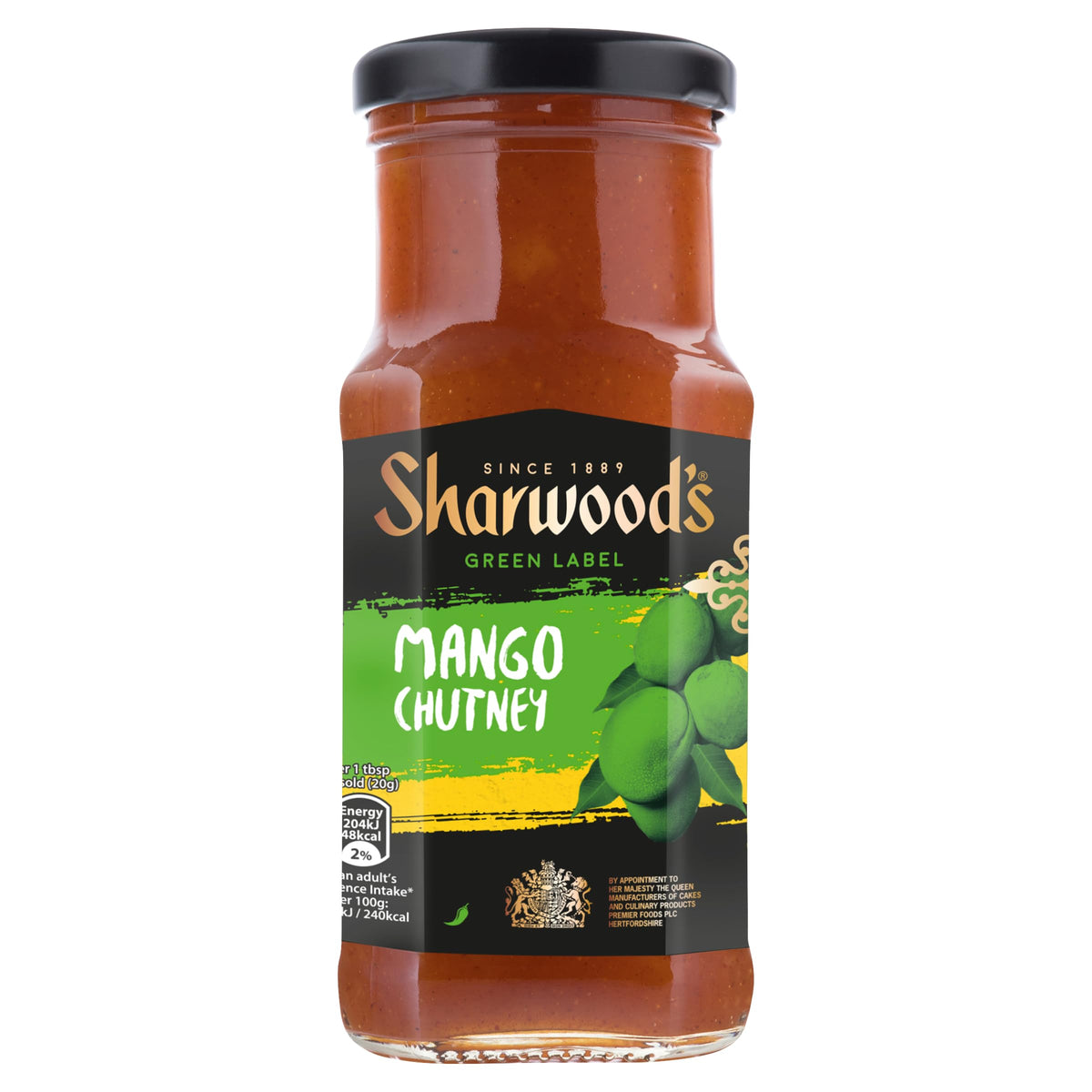 Sharwood's Green Label Mango Chutney - Tangy & Versatile Condiment | Pack of 2 x 530g 3