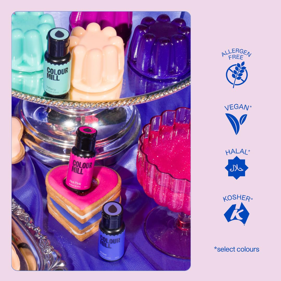 Colour Mill Aqua Blend Food Colouring - Baby Pink | Water-Based | 20ml 7