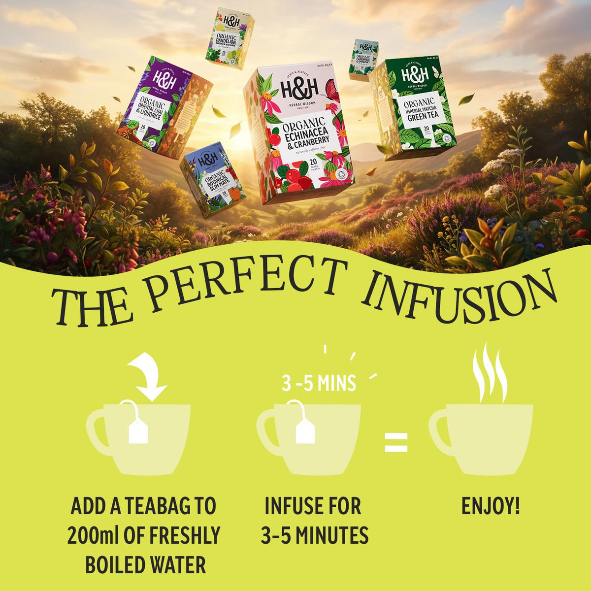 Heath & Heather Organic Fennel Tea - Digestive Infusion, 20 Count 4
