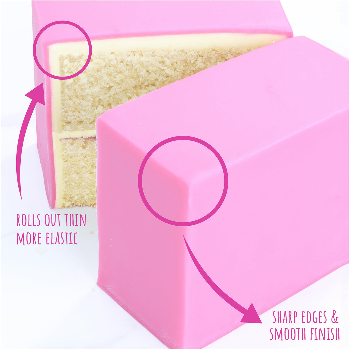 PME Brown Sugar Paste Fondant - 500g (Pack of 2) | Ready to Roll | Thermo-Tech 3