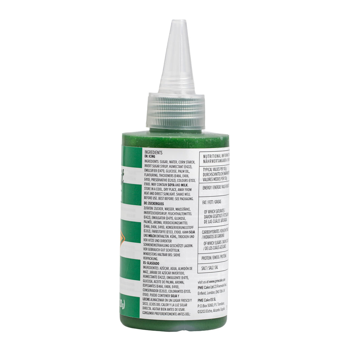 PME Green Biscuit Icing - Ready-to-Use for Cookie Decorating | 120g 3