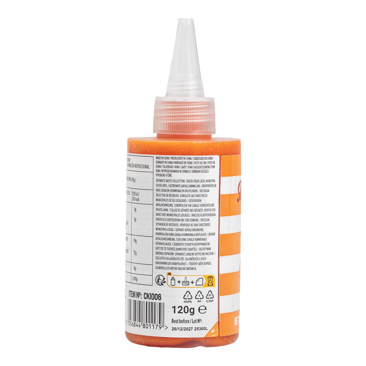 PME Orange Biscuit Icing - Ready-to-Use for Cookie Decorating | 120g