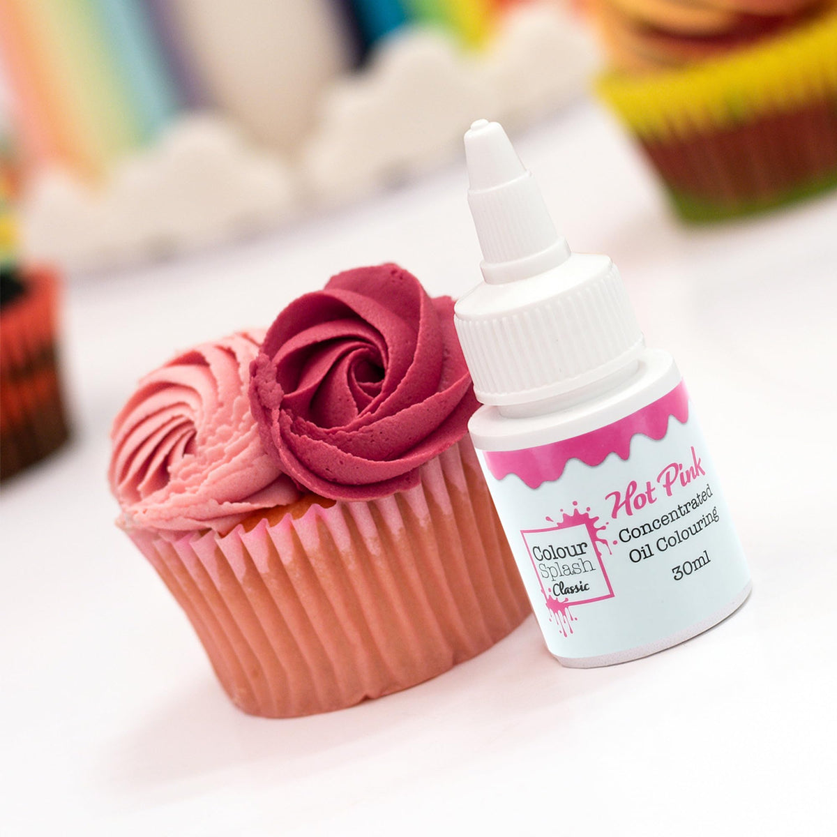Colour Splash Oil Based Food Colouring - Hot Pink | Edible, Vibrant, For Baking - 30ml
