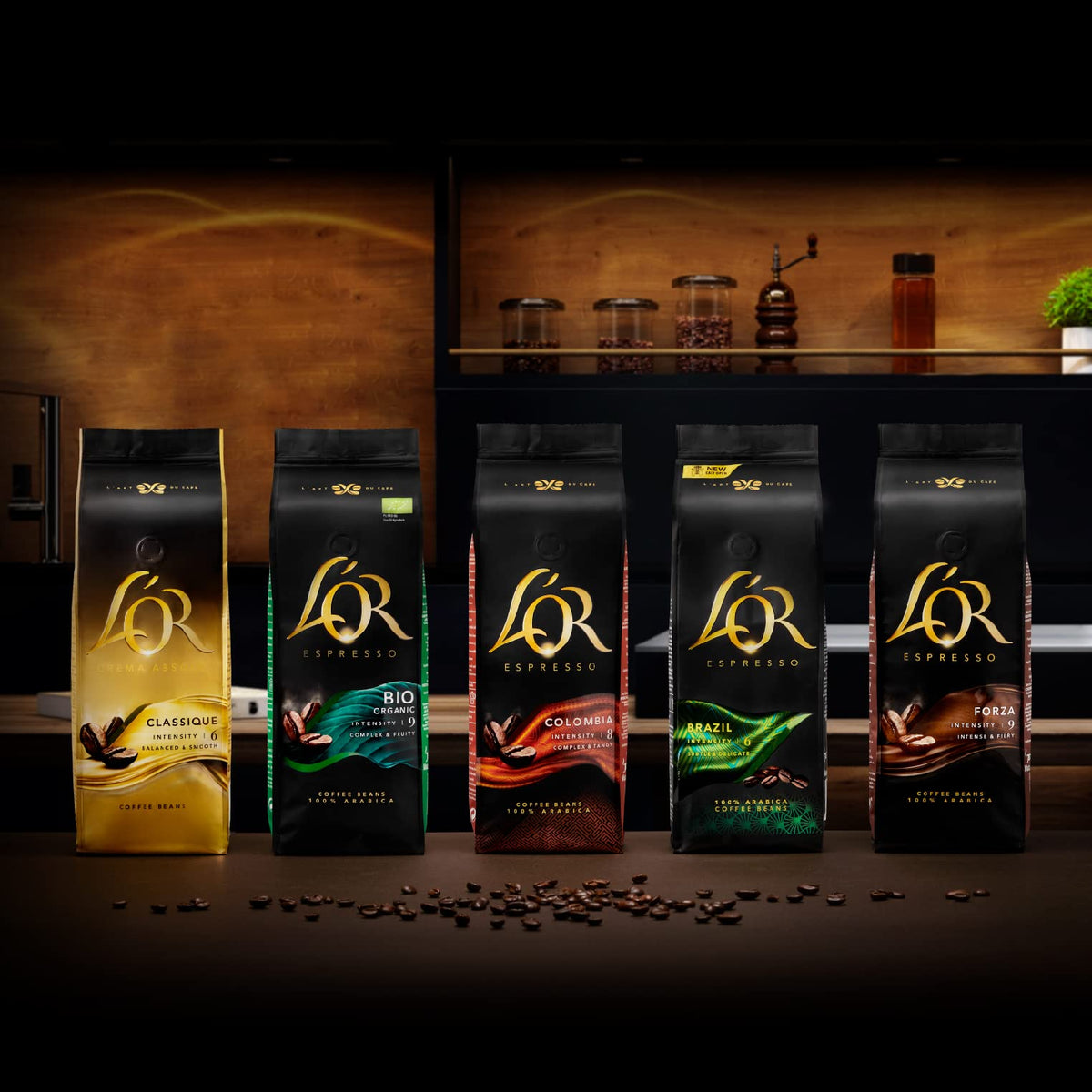 L'OR Espresso Brazil Whole Coffee Beans - Intensity 6, 100% Arabica, 500g 7
