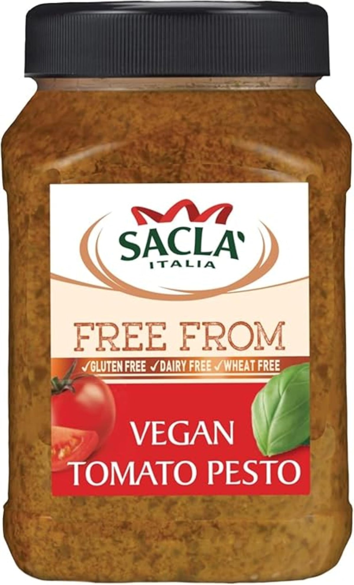 Sacla Vegan Tomato Pesto Sauce - Extra Large, Gluten-Free, Dairy-Free 1