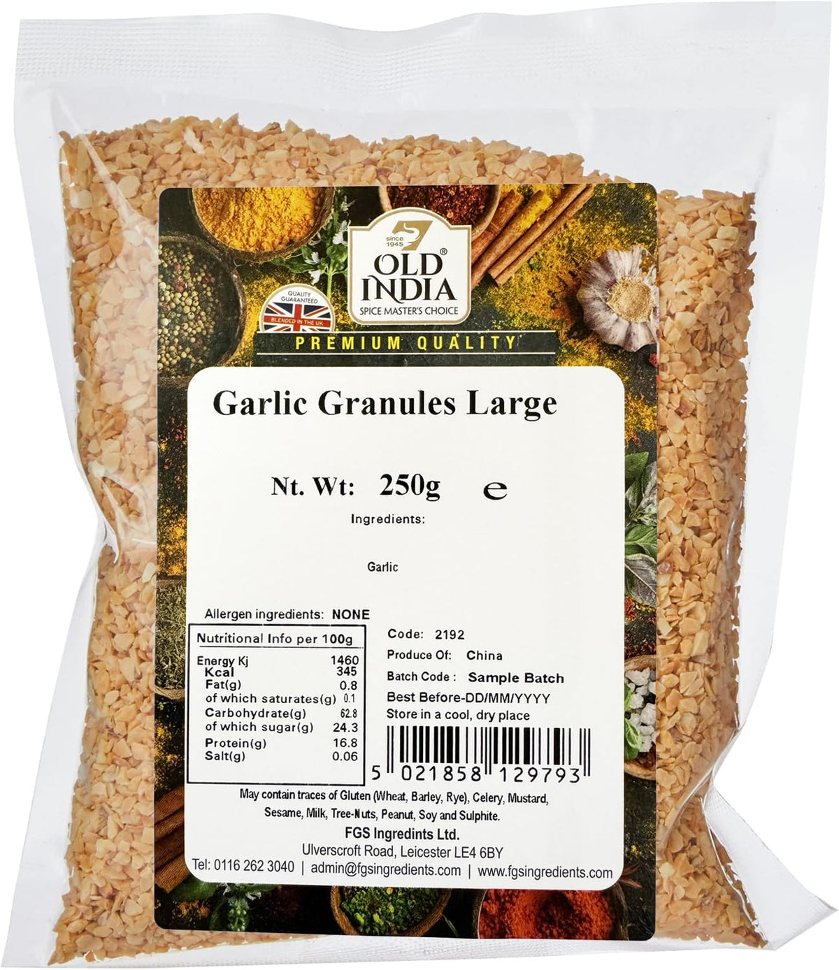 Old India Garlic Granules - 100% Natural | 250g 1