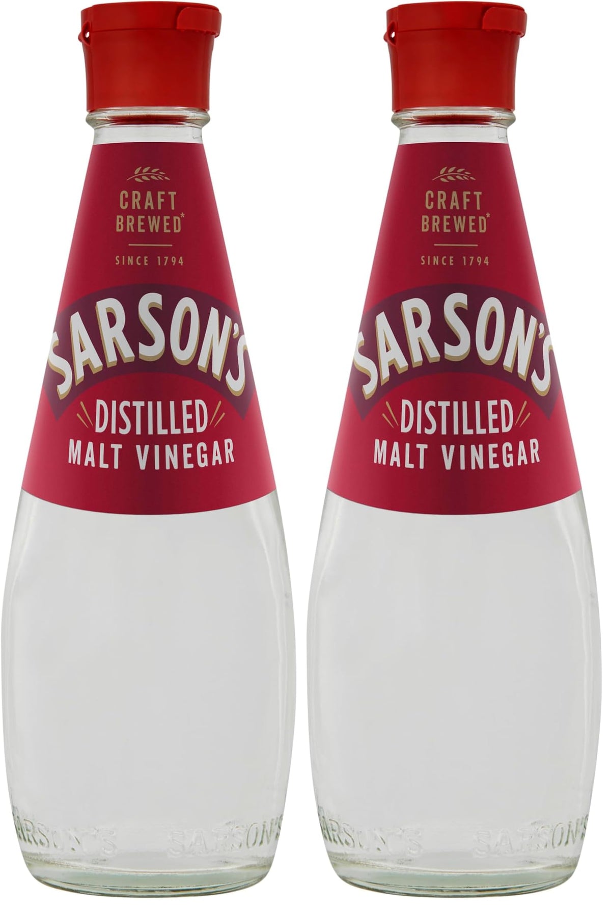 Sarson's Distilled Malt Vinegar - Traditional Brewing | 250 ml (Pack of 2)