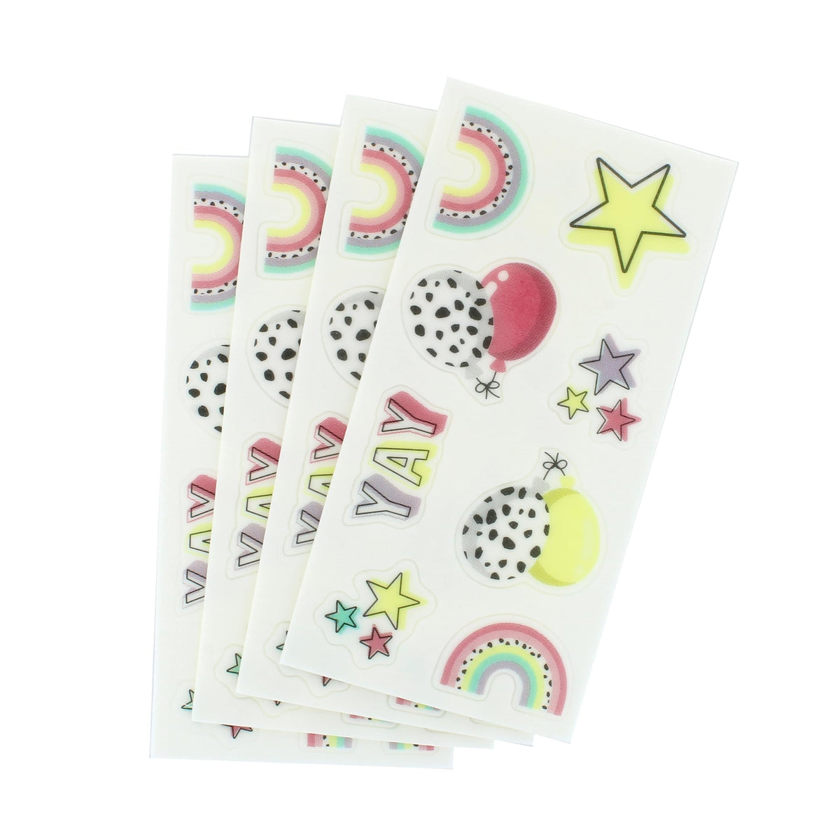 Culpitt Rainbow & Balloon Edible Cupcake Toppers - 32 Pack 5