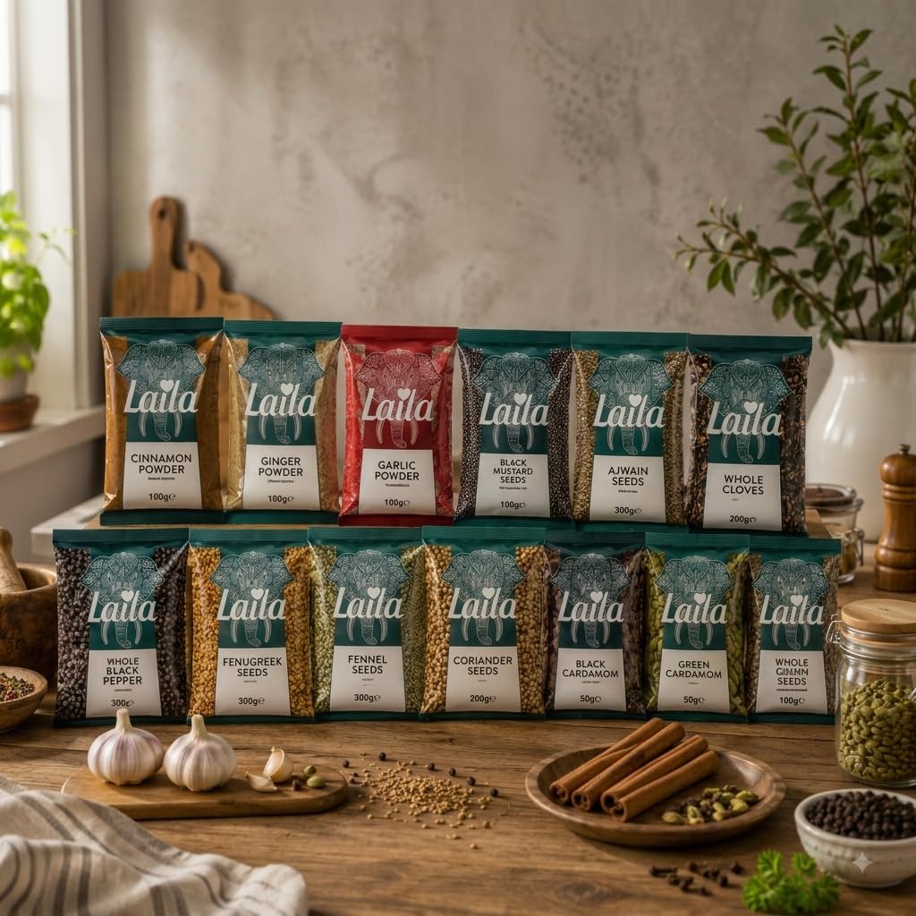 Laila Coriander Seeds - Whole Aromatic Spice for Cooking, 50 g 4