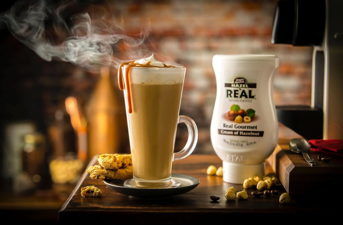 Reàl Infused Exotics Cream of Hazelnut Syrup - Made with Oregon Hazelnuts | 500ml 6