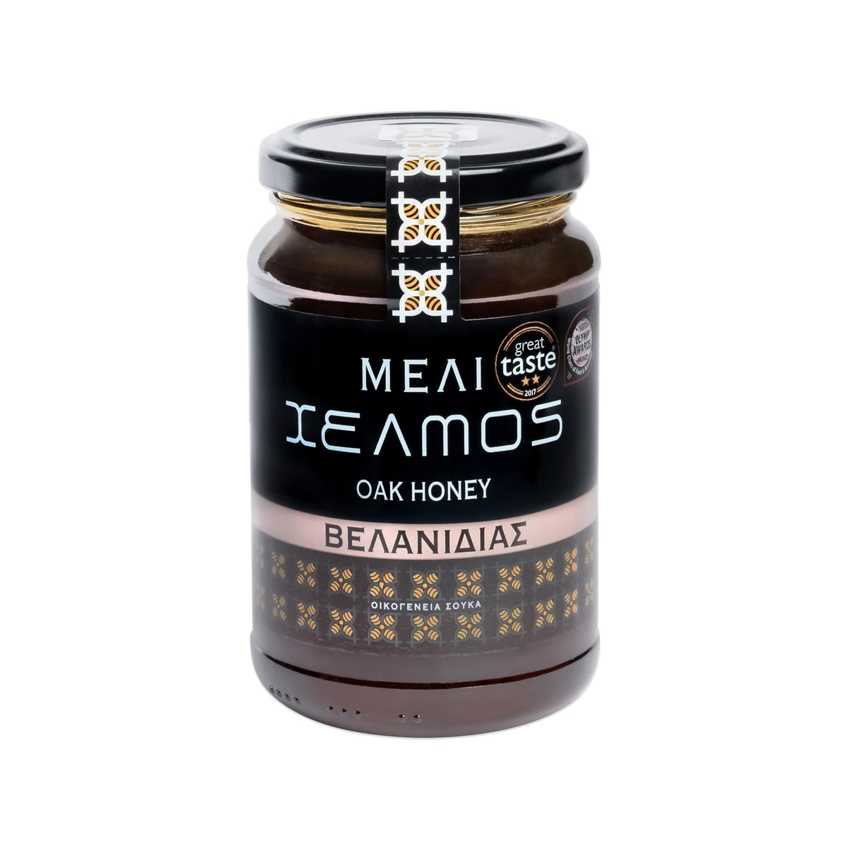 Helmos Greek Oak Honey - Raw & Unpasteurized | 480g | Brown
