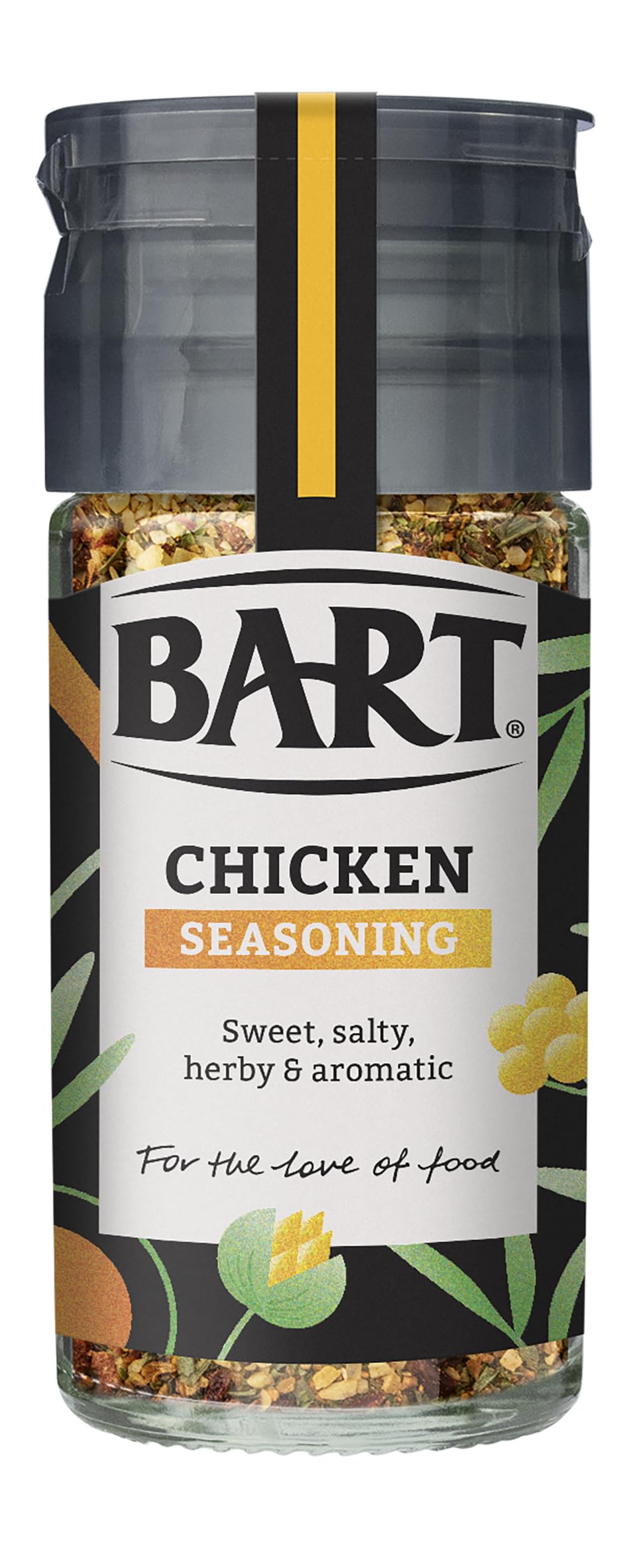 BART Chicken Seasoning - Pack of 6 x 38g Jars | Sweet, Salty & Aromatic Blend