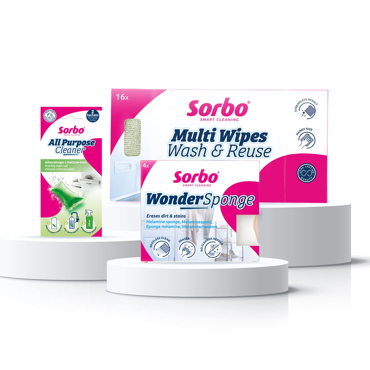 Sorbo Wonder Sponge - Chemical-Free Cleaning Eraser | Melamine Foam | Pack of 4 7