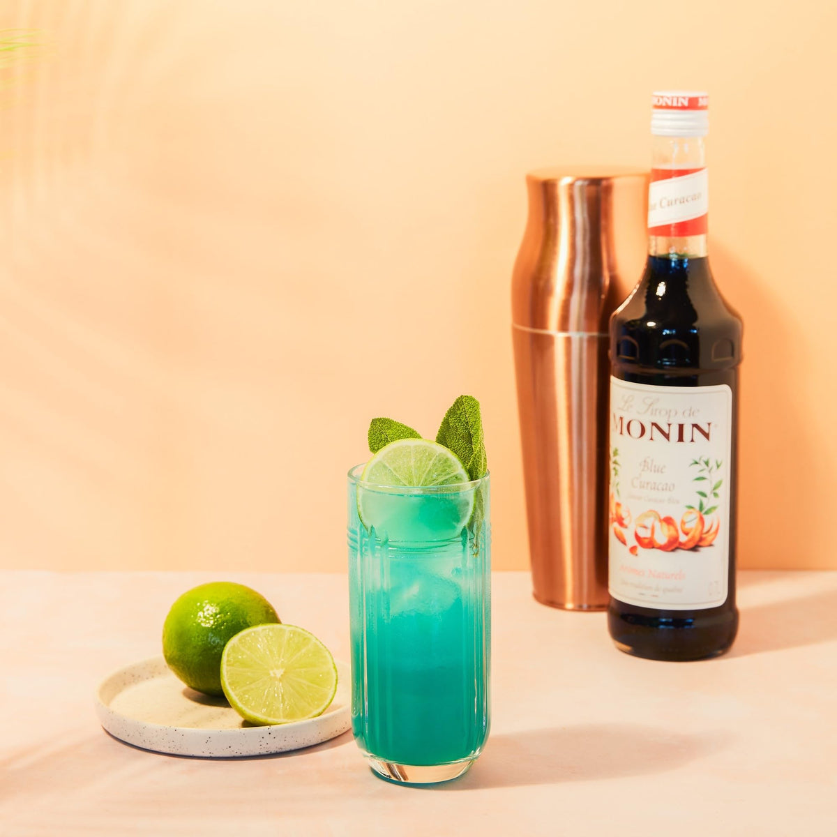 Monin Blue Curacao Syrup - 700ml | Vegan-Friendly | Natural Orange Flavour 3