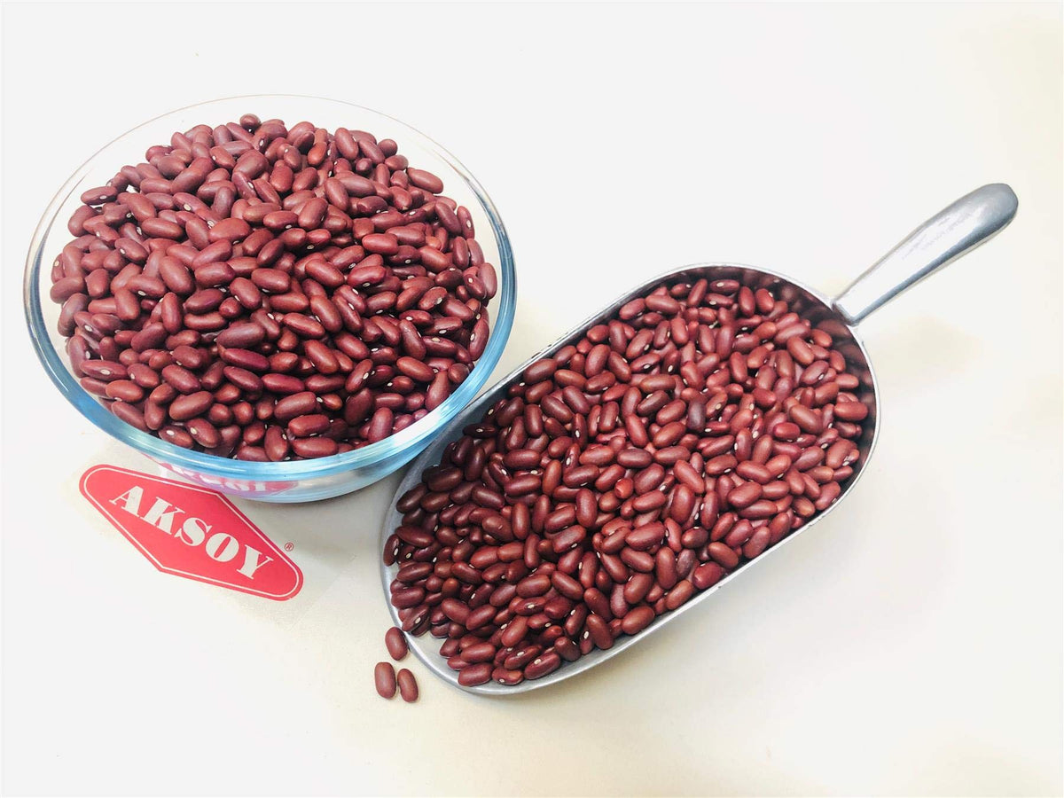 AKSOY Red Kidney Beans - 1.25kg Bag | Rich in Protein & Fiber | Low Fat, Whole Beans