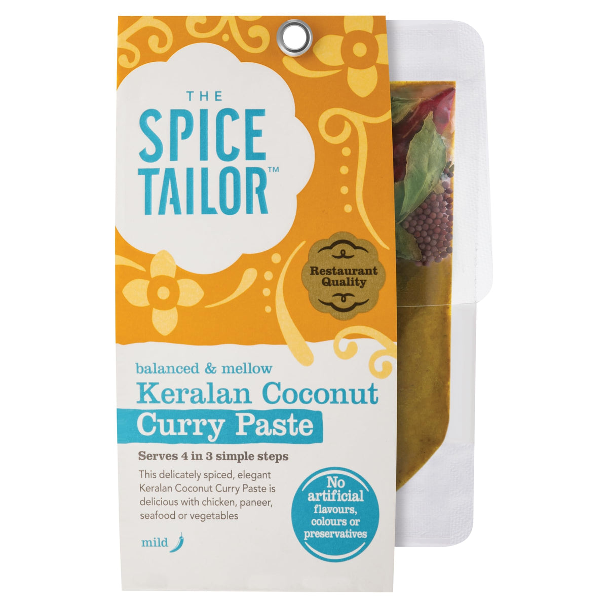 The Spice Tailor Keralan Coconut Curry Paste - 7 x 120g Packs | Authentic Indian Flavours