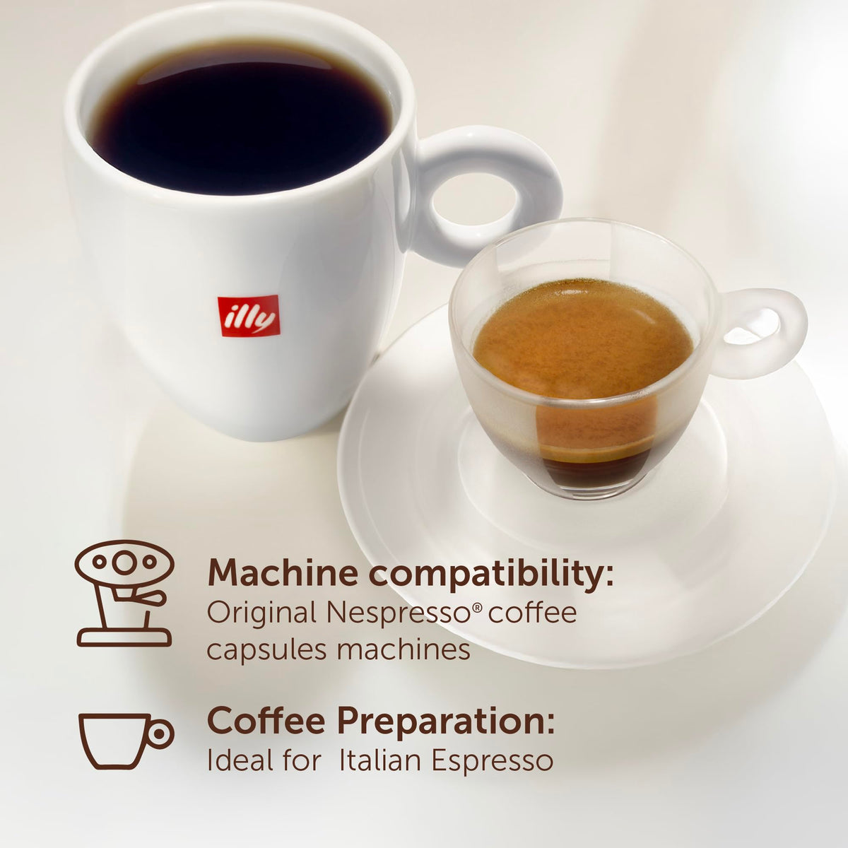 illy Intenso Coffee Pods - Intensity 7/9 | 30 Count | Compatible with Nespresso Original Machines