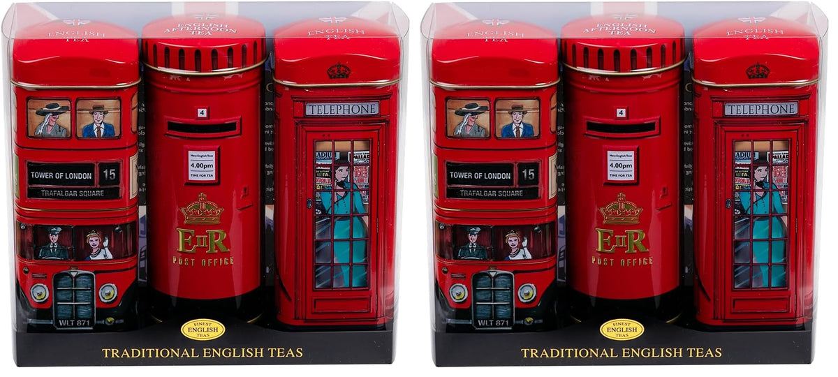 New English Teas English Icon Tea Tins Gift Set - 2 Pack 1