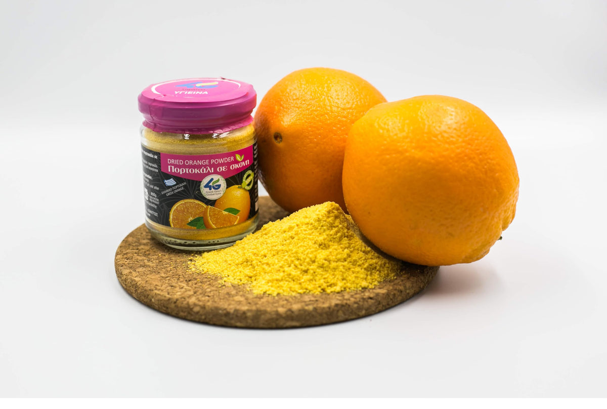 4G Greek Gaia's Global Gate Dried Orange Powder - Pack of 2 x 80g