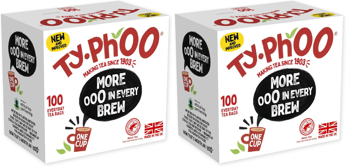 Typhoo One Cup Black Tea Bags - 100 Count