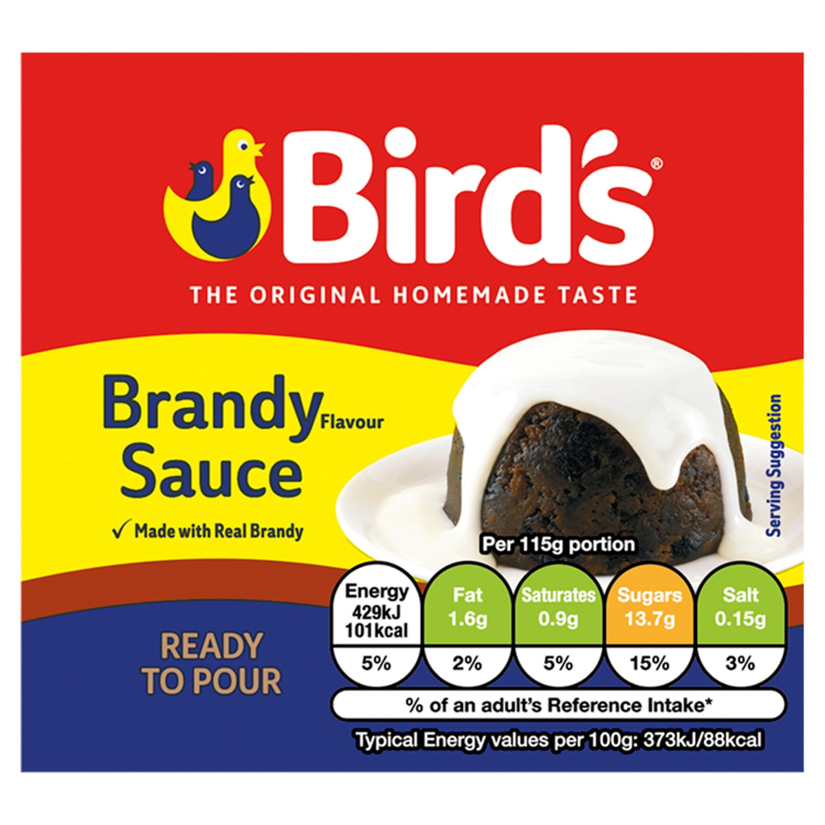 Bird's Brandy Flavour Dessert Sauce - 465g
