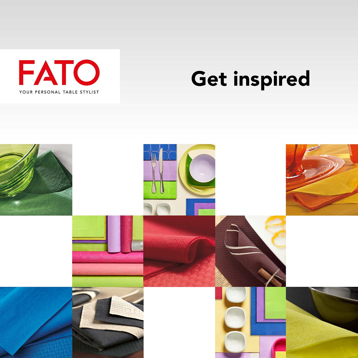 FATO Paper Napkins - 2 Ply Yellow, 50 Pieces, 33 x 33 cm 7