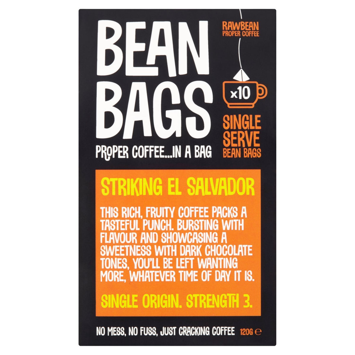 Raw Bean El Salvador Single Origin - Medium Roast | 12g Coffee | Strength 3