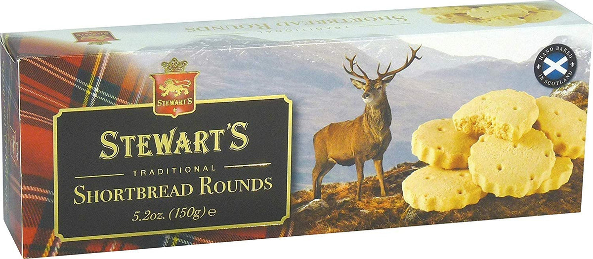 Stewart's Highland Stag Shortbread Gift Tin - Traditional Recipe, 150g