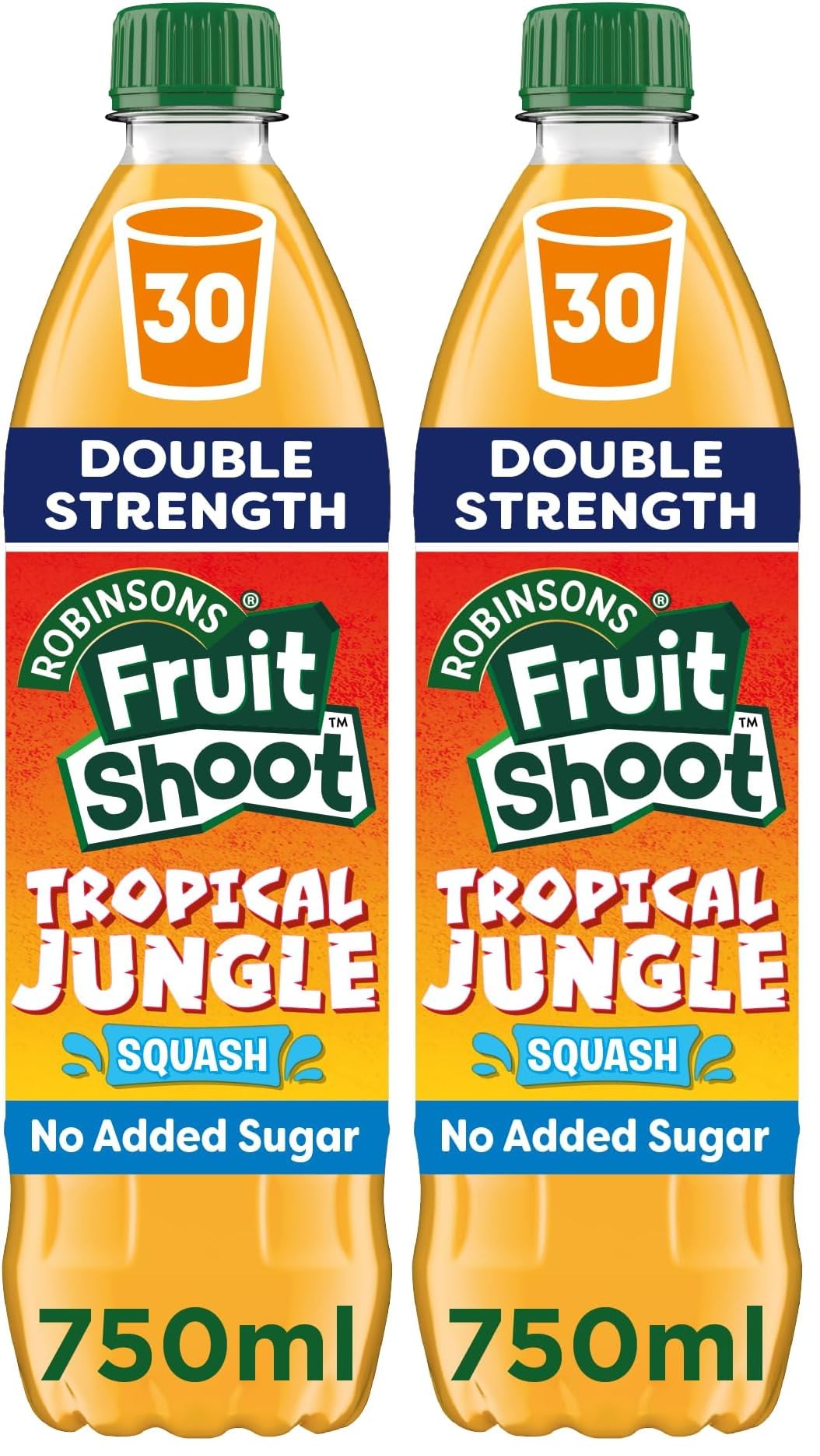 FRUIT SHOOT Tropical Jungle Orange & Mango Double Strength Squash - 750ml (Pack of 2)