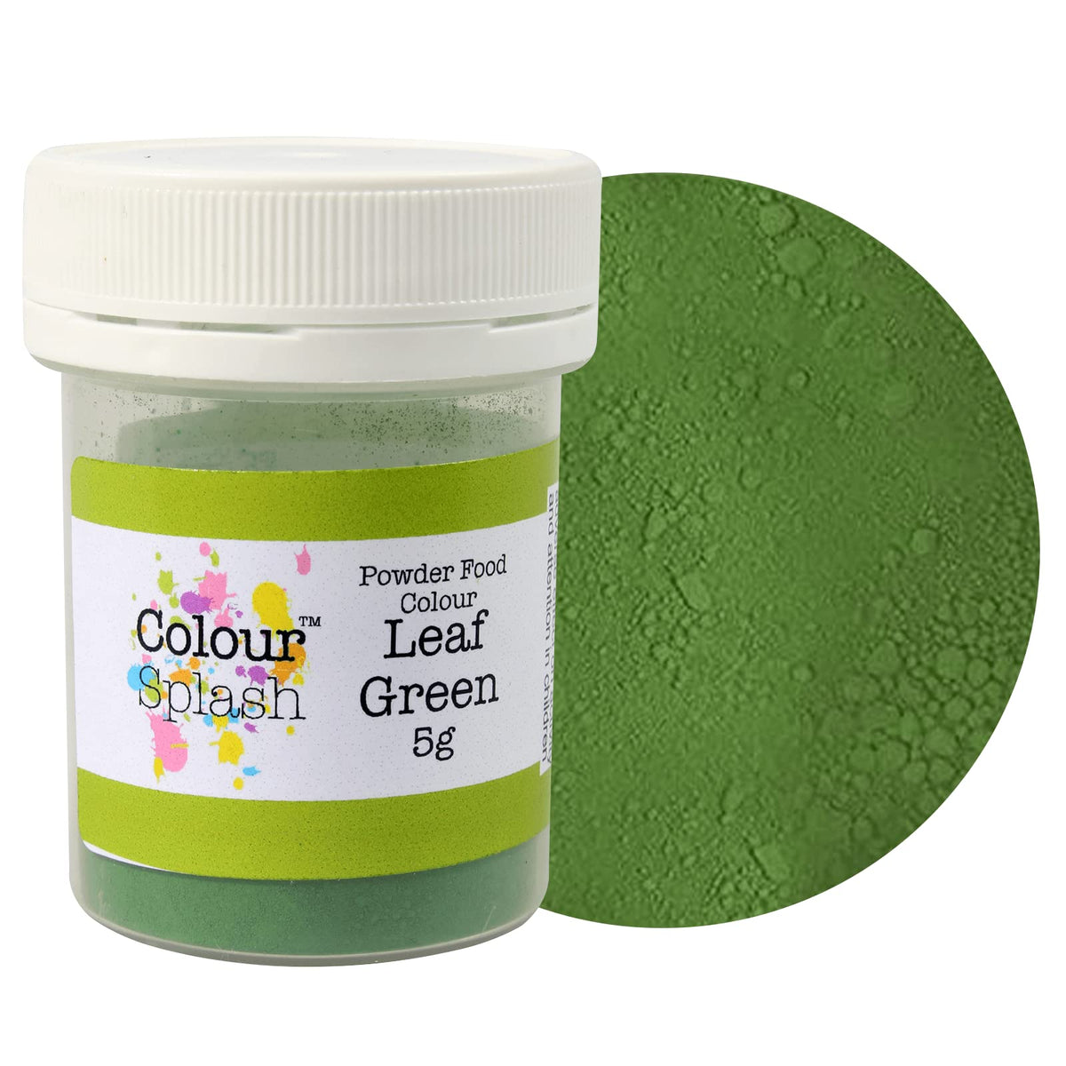 Colour Splash Leaf Green Food Colouring Dust - 5g Powder | Edible | Matt Finish