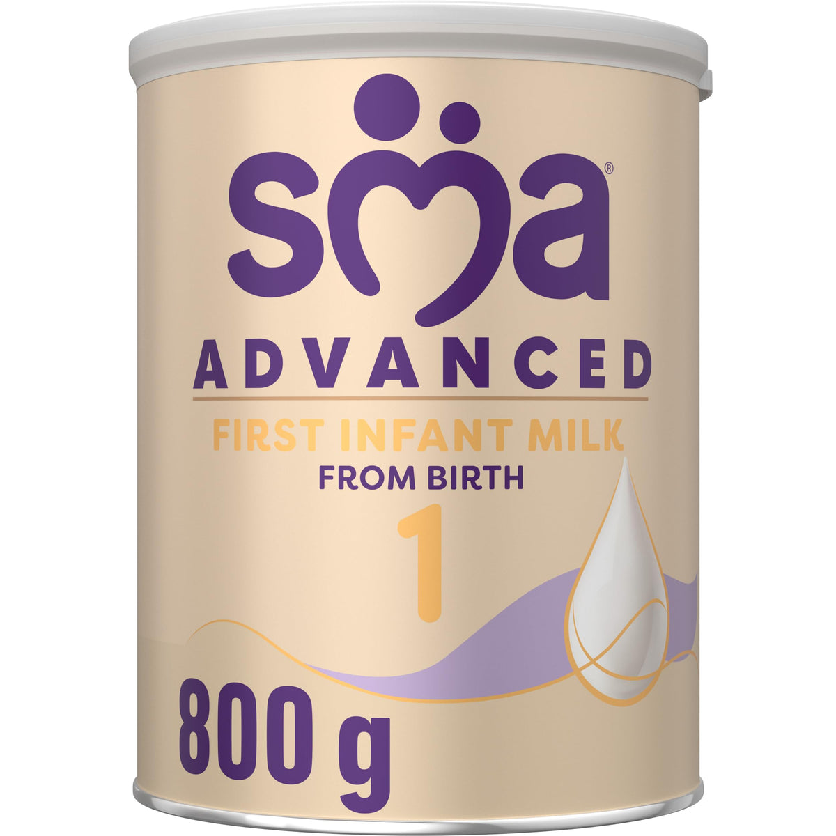 SMA Nutrition Advanced First Infant Powder Baby Formula - From Birth, 800g