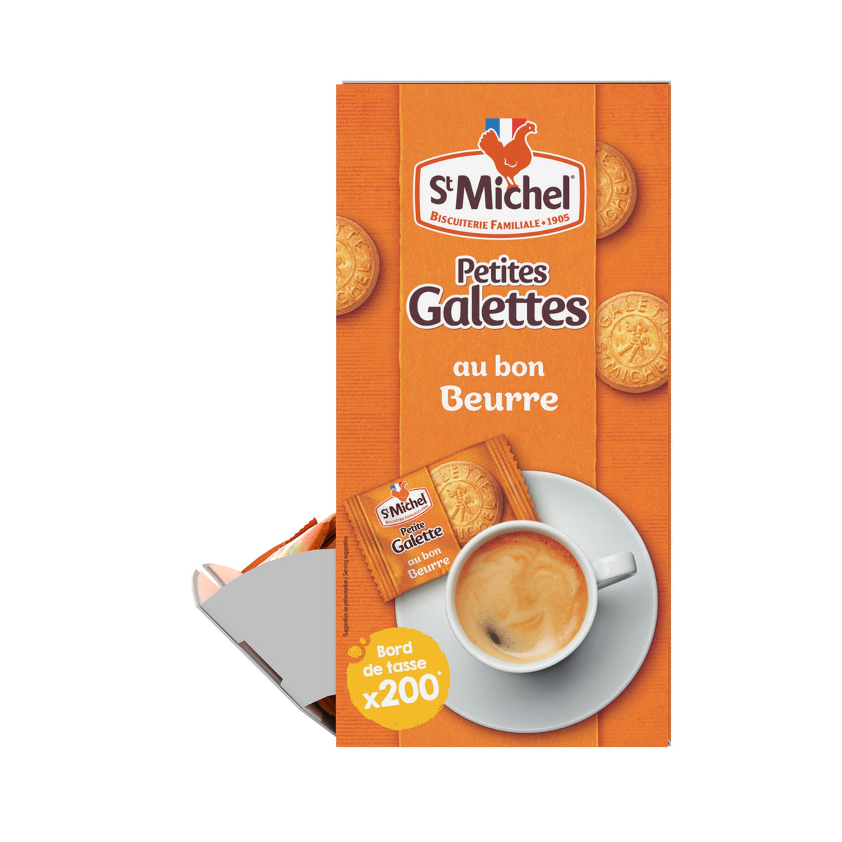 St Michel Small Pure-Butter French Galettes - Individually Wrapped | 1400g Pack | 2 Count 4