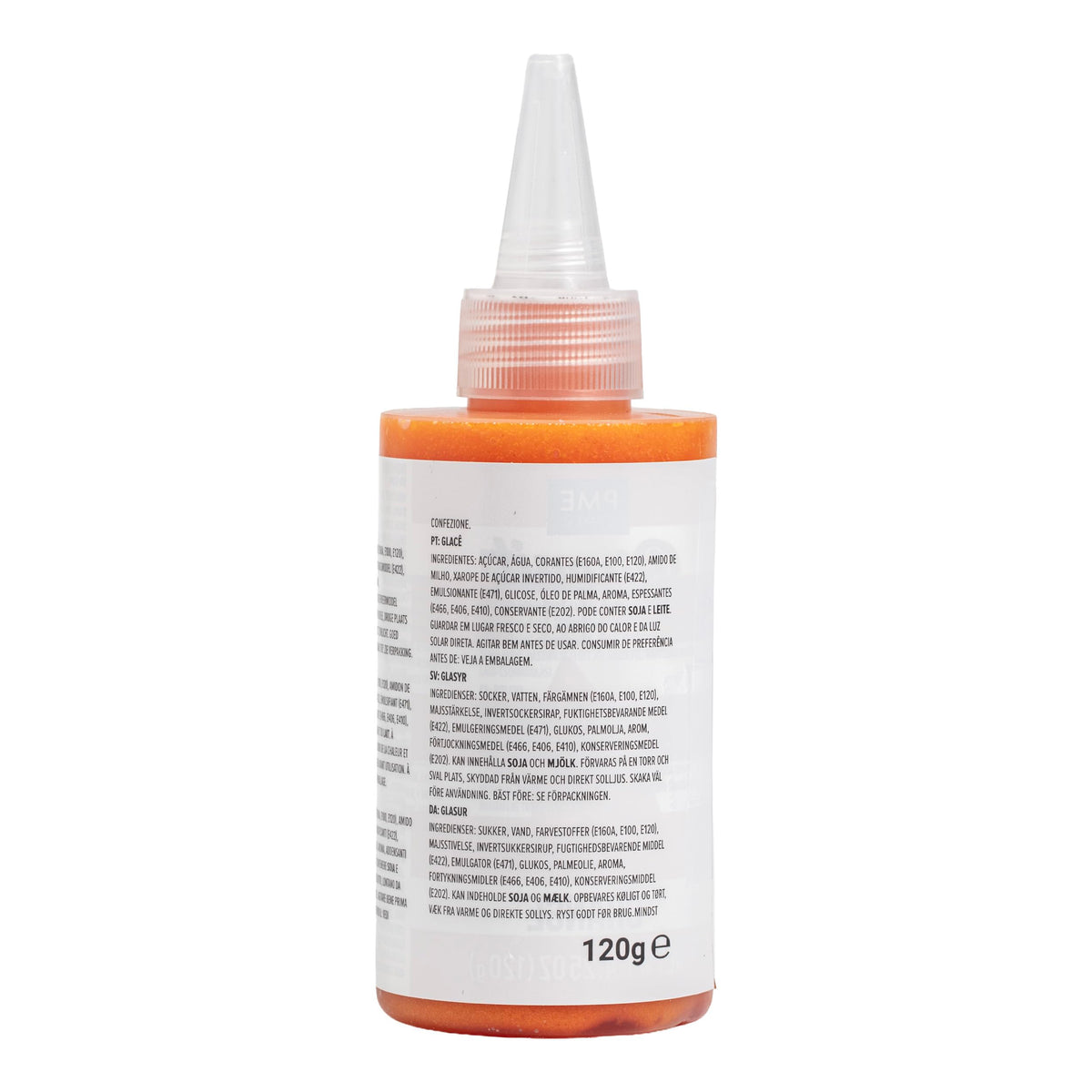 PME Orange Biscuit Icing - Ready-to-Use for Cookie Decorating | 120g 6