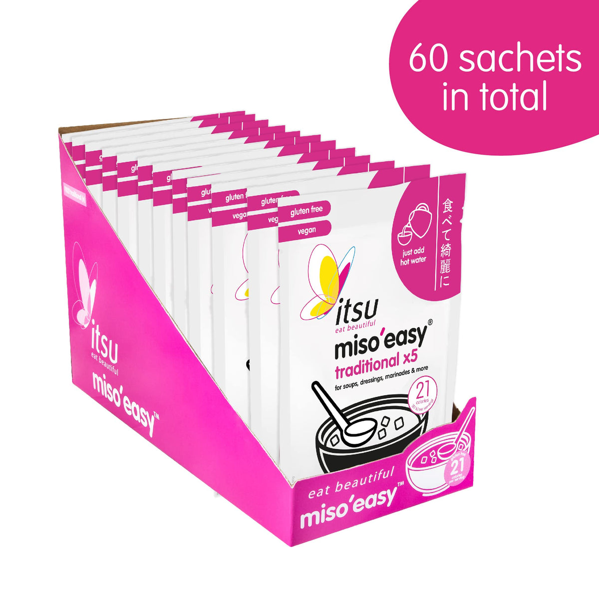 itsu Miso Easy Soup Paste - 1260g (60 Servings) | Authentic Japanese Miso 3
