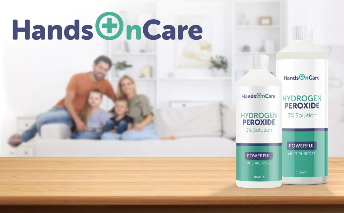 HandsOnCare Hydrogen Peroxide 3% All-Purpose Cleaner & Stain Remover - 500ml Liquid 7