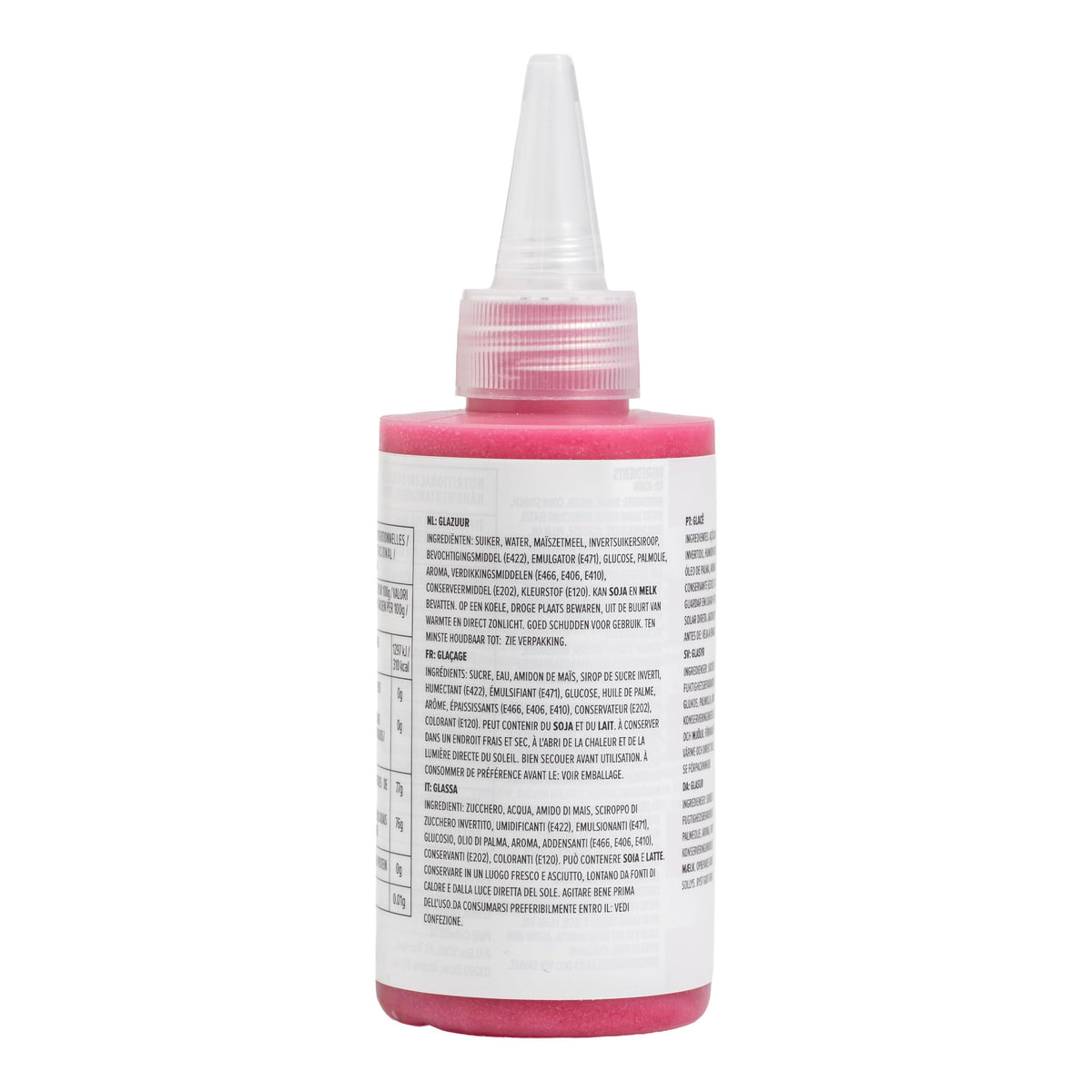 PME Pink Biscuit Icing - Ready-to-Use Squeeze Bottle | 120g 8