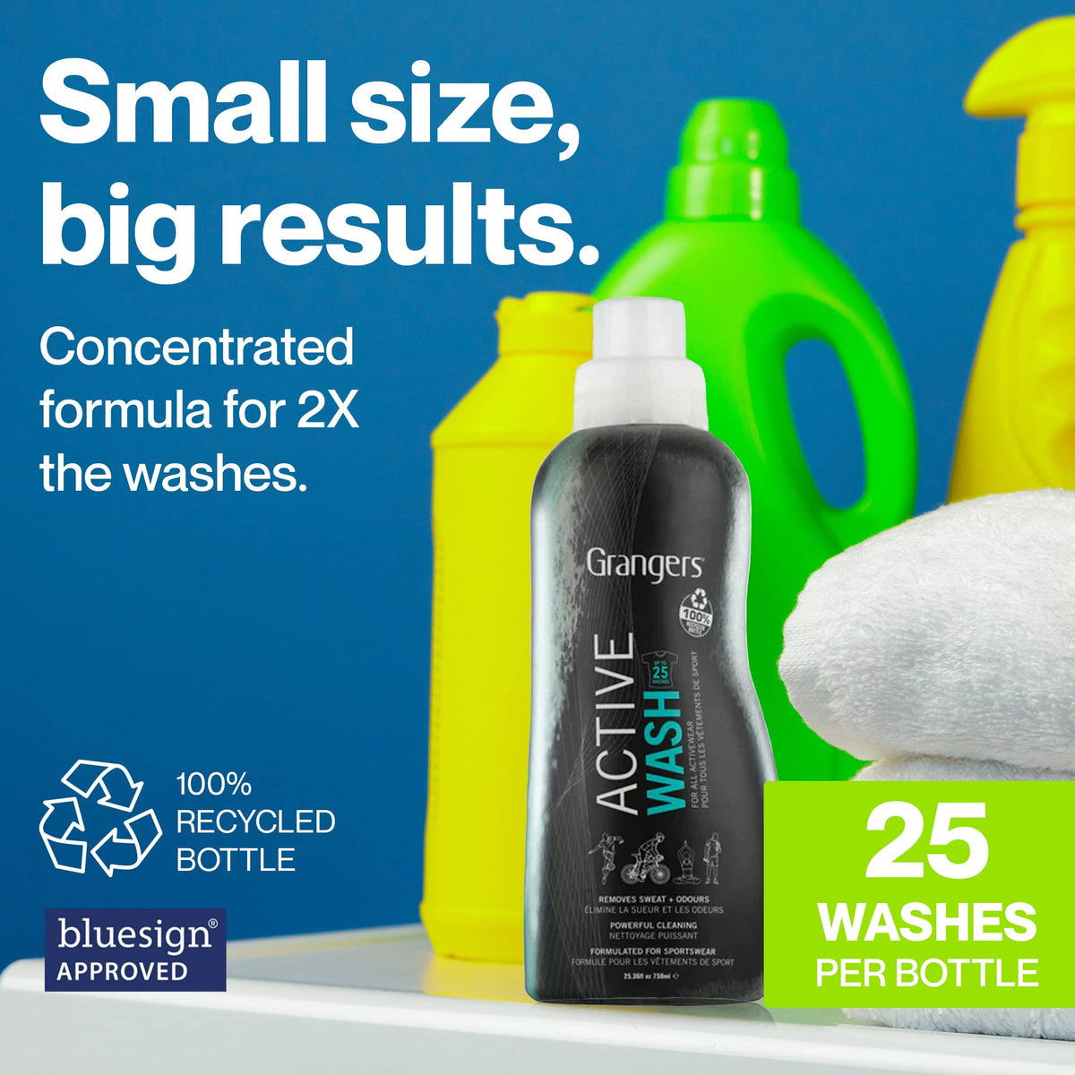 Granger's Active Wash - High-Performance Detergent for Sportswear | 750ml | Fresh Scent