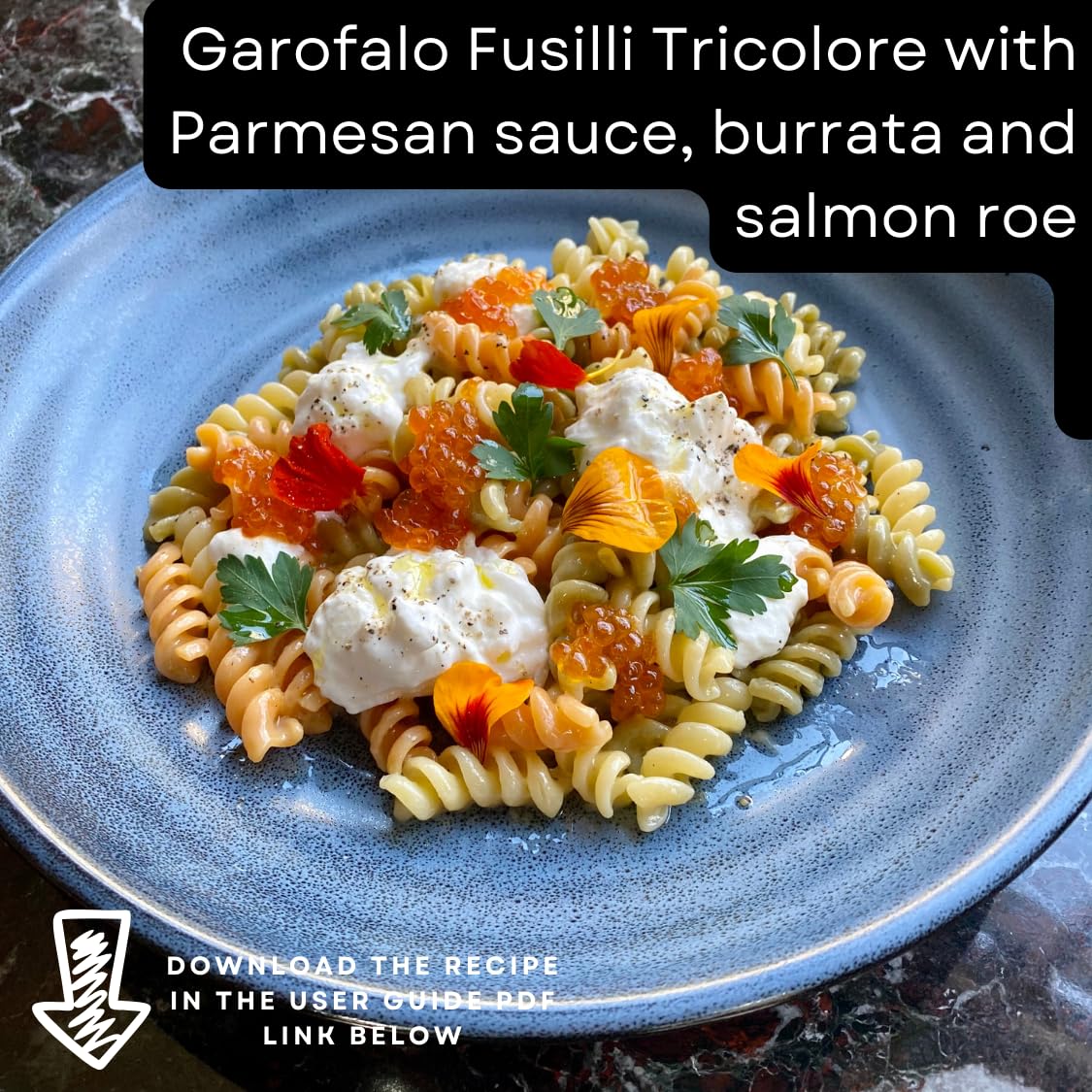 Garofalo Fusilli Tricolore Italian Dried Pasta - 3 x 500g Packs | Made with Durum Wheat Semolina