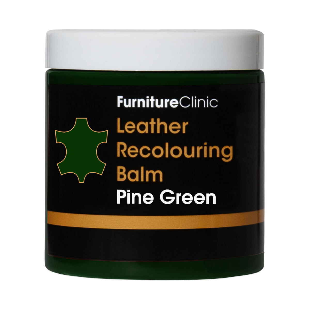 Furniture Clinic Leather Recolouring Balm - Restores Faded & Scratched Leather | 16 Colours Available | Pine Green 1