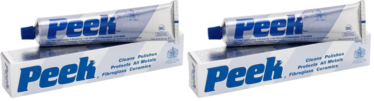 Peek Metal Polish - Restores Shine, Long-Lasting Protection, Versatile | 100ml (Pack of 2)