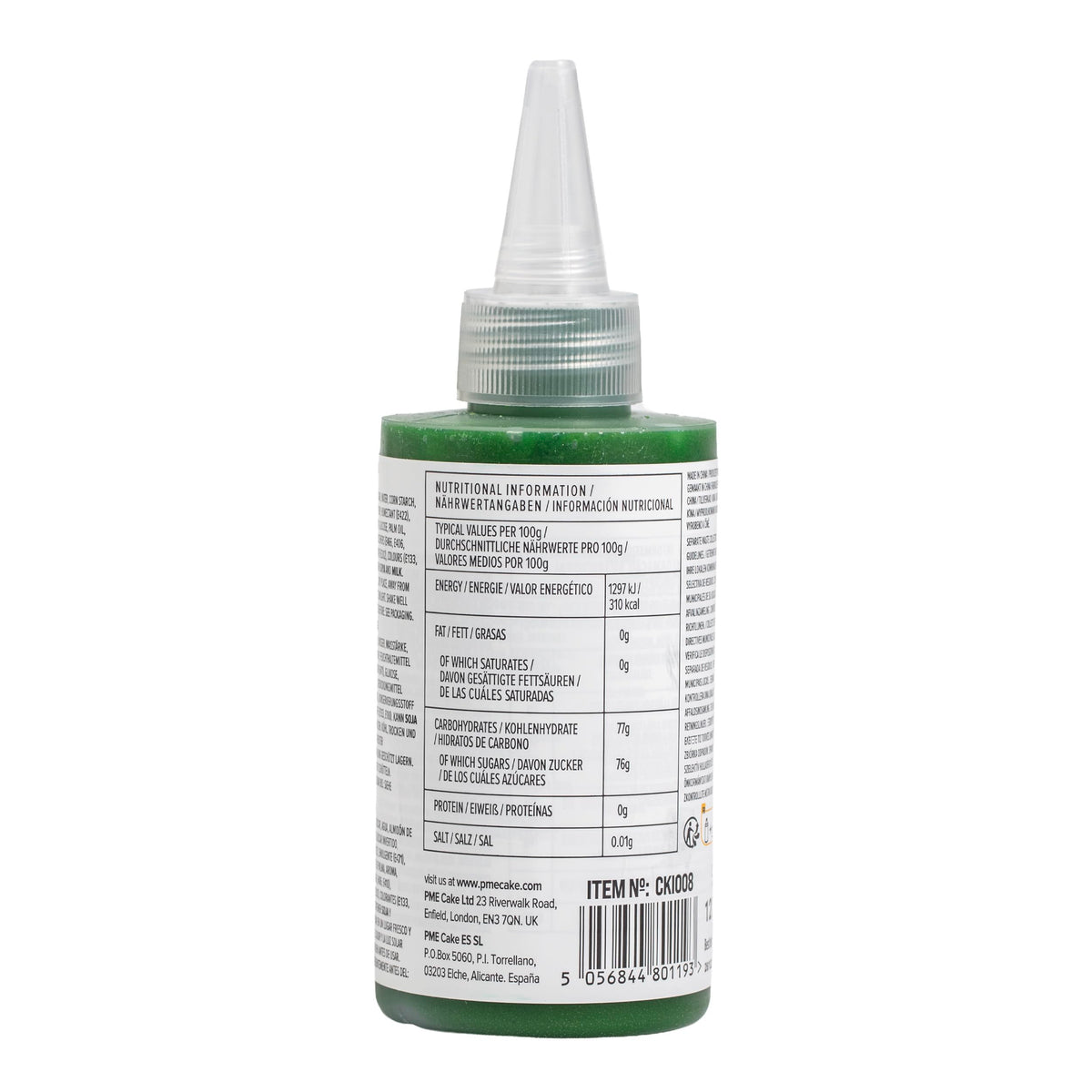 PME Green Biscuit Icing - Ready-to-Use for Cookie Decorating | 120g 4